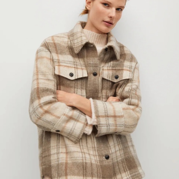 Mango plaid jacket/shacket - Picture 3 of 6